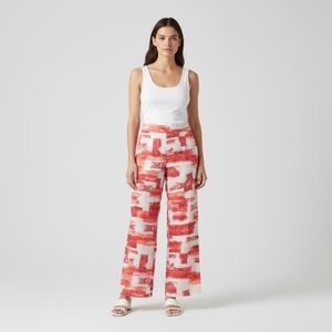 W By Worth Silk Blend Wide Leg Pants Size 4